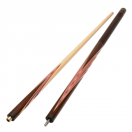 Кий для русского бильярда Ruby (граб, черный граб), двухсоставной