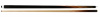 Бильярдный кий для русского бильярда Метеор венский запил, двухсоставной (черный граб, падук, лимонник)