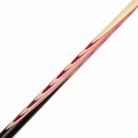 Бильярдный кий для русского бильярда Cherry (граб, черный граб), цельный